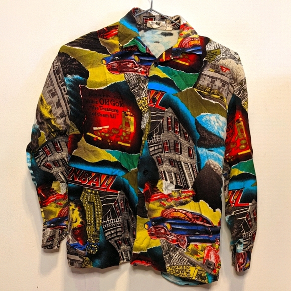 RARE Vintage Old Gold Cigarette Blouse - Picture 1 of 4